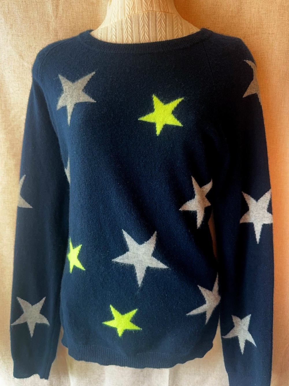 💚⭐ Chelsea & Theodore 100% Cashmere • Midnight Constellatio